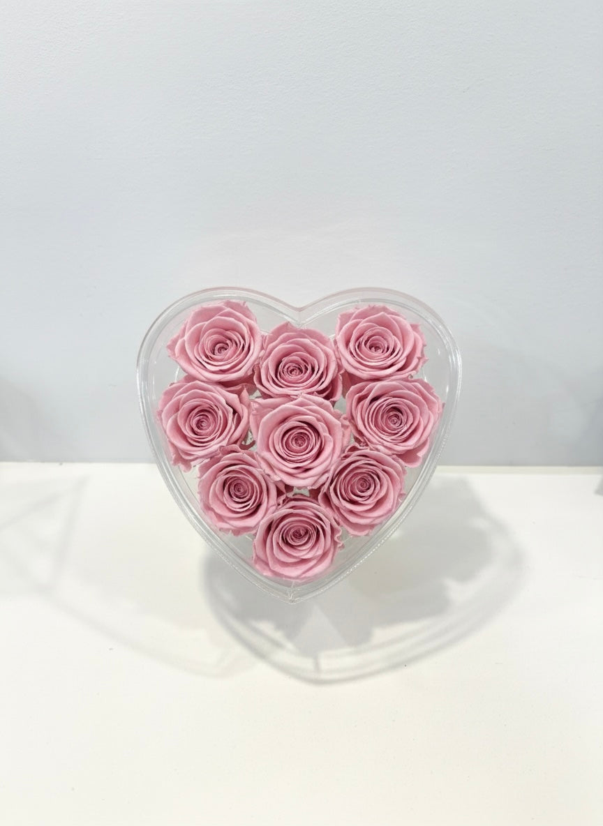 Forever Mine – Nine Eternal Roses Heart Box