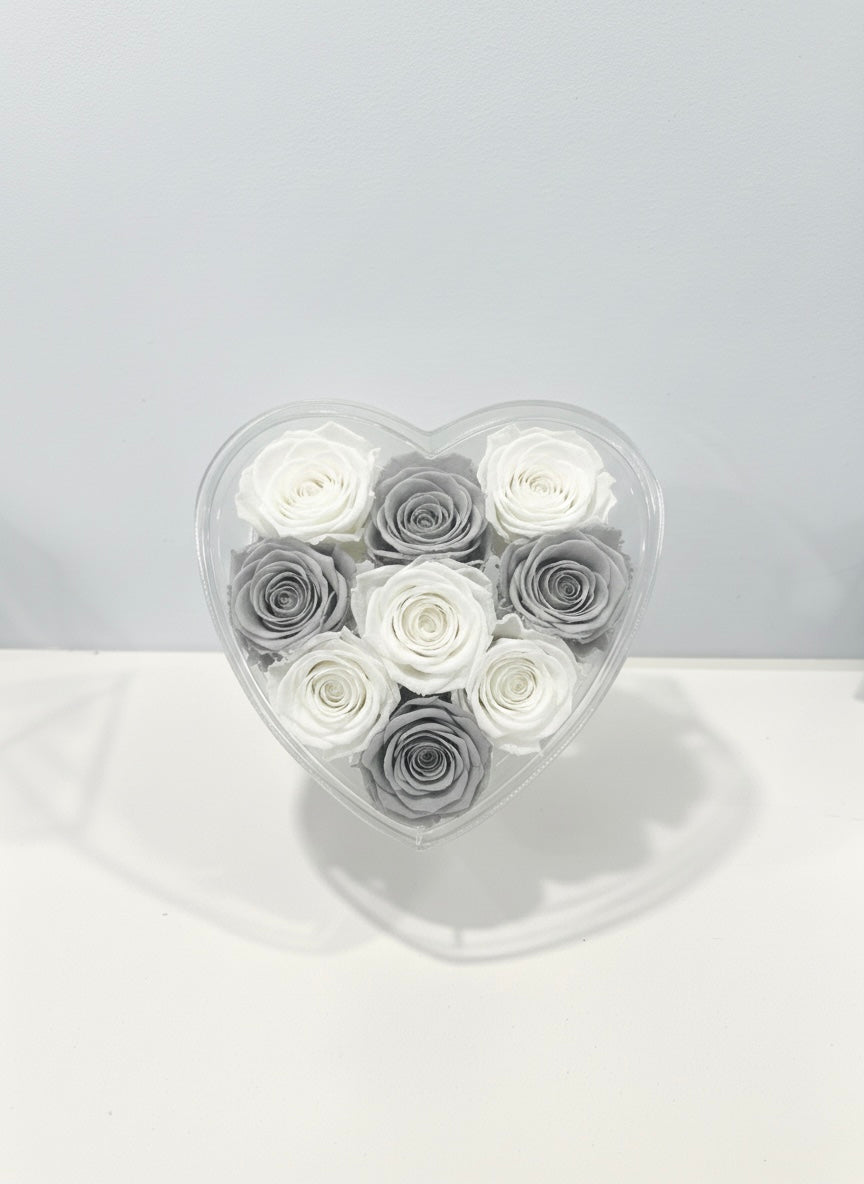 Forever Mine – Nine Eternal Roses Heart Box